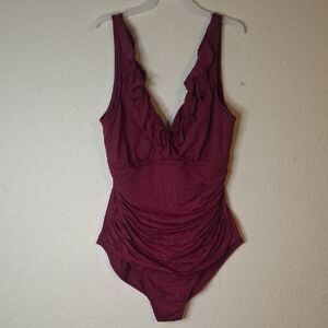 Lauren Ralph Lauren Purple Swimsuit size 14